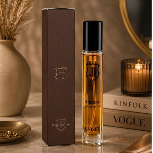 JIVANZ Hmmm Unisex Perfume | Sweet Spicy Long Lasting Fragrance | Vanilla Amber Saffron Scent | Premium Perfume | 15ml