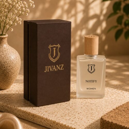 JIVANZ Notify Women Perfume | Fresh Floral Long Lasting Fragrance | Light Everyday Perfume | Office Wear Scent | 50ml