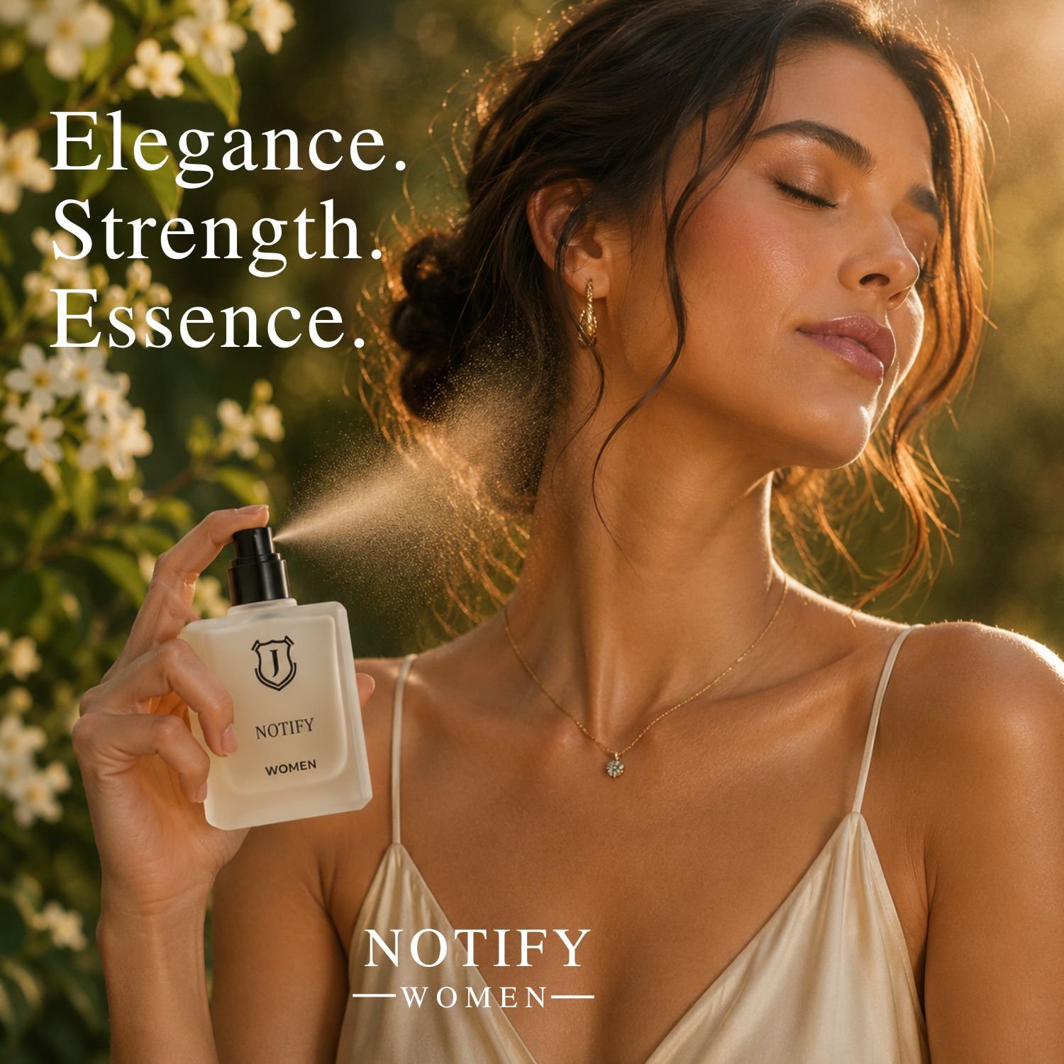 JIVANZ Notify Women Perfume | Fresh Floral Long Lasting Fragrance | Light Everyday Perfume | Office Wear Scent | 50ml - Image 4