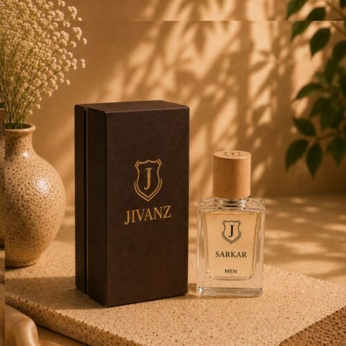 JIVANZ Sarkar Men Perfume | Strong Long Lasting Fragrance | Leather Spicy Smoky Scent | Premium Body Spray | 50ml