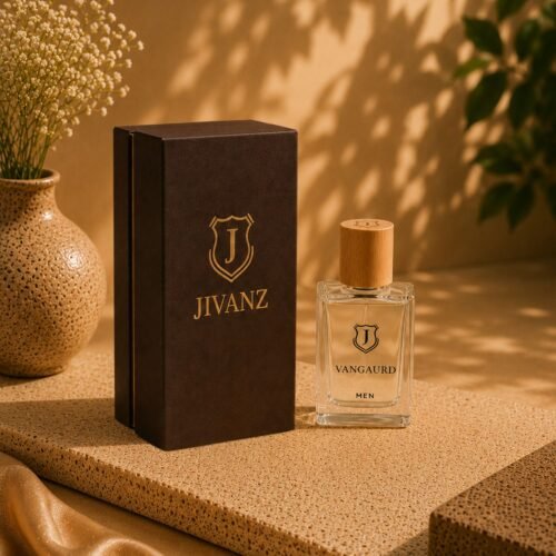 JIVANZ Vanguard Men Perfume | Long Lasting Body Perfume for Men | Woody Musky Fragrance | Premium Daily Wear | 50ml