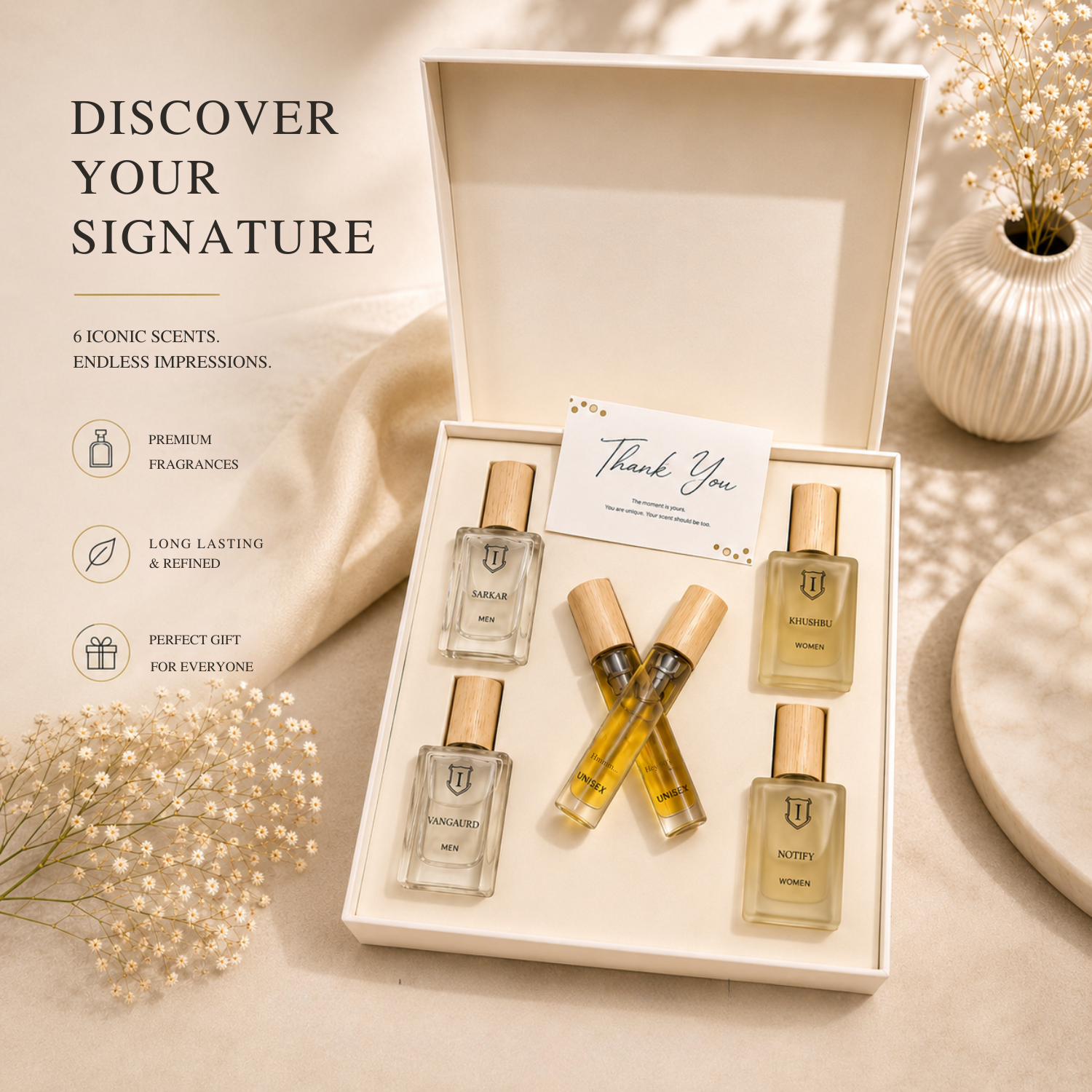 JIVANZ FAMILY PACK - SIX SENSE EDITION| Premium unisex family perfume - Image 2